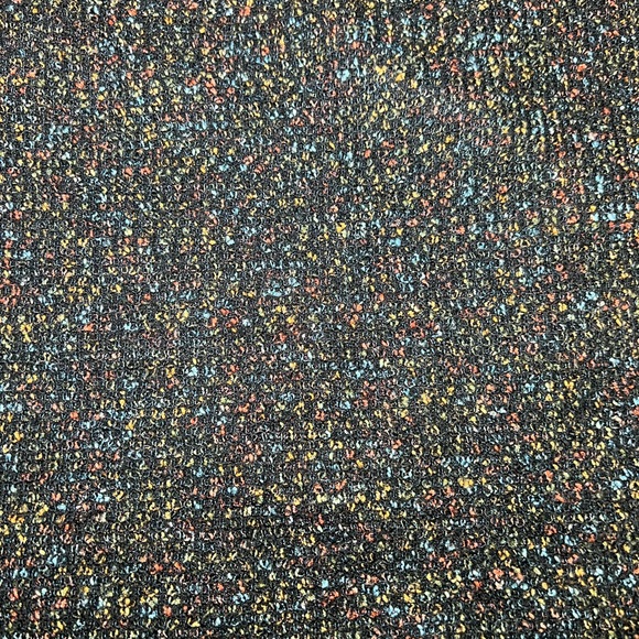 ANTHROPOLOGIE James Coviello Black Floral Metallic Brocade Knit Top - Picture 9 of 9